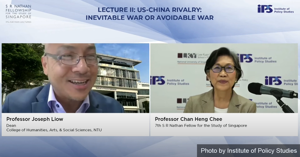 IPS-Nathan Lecture 2: US-China Rivalry: Inevitable War or Avoidable War?